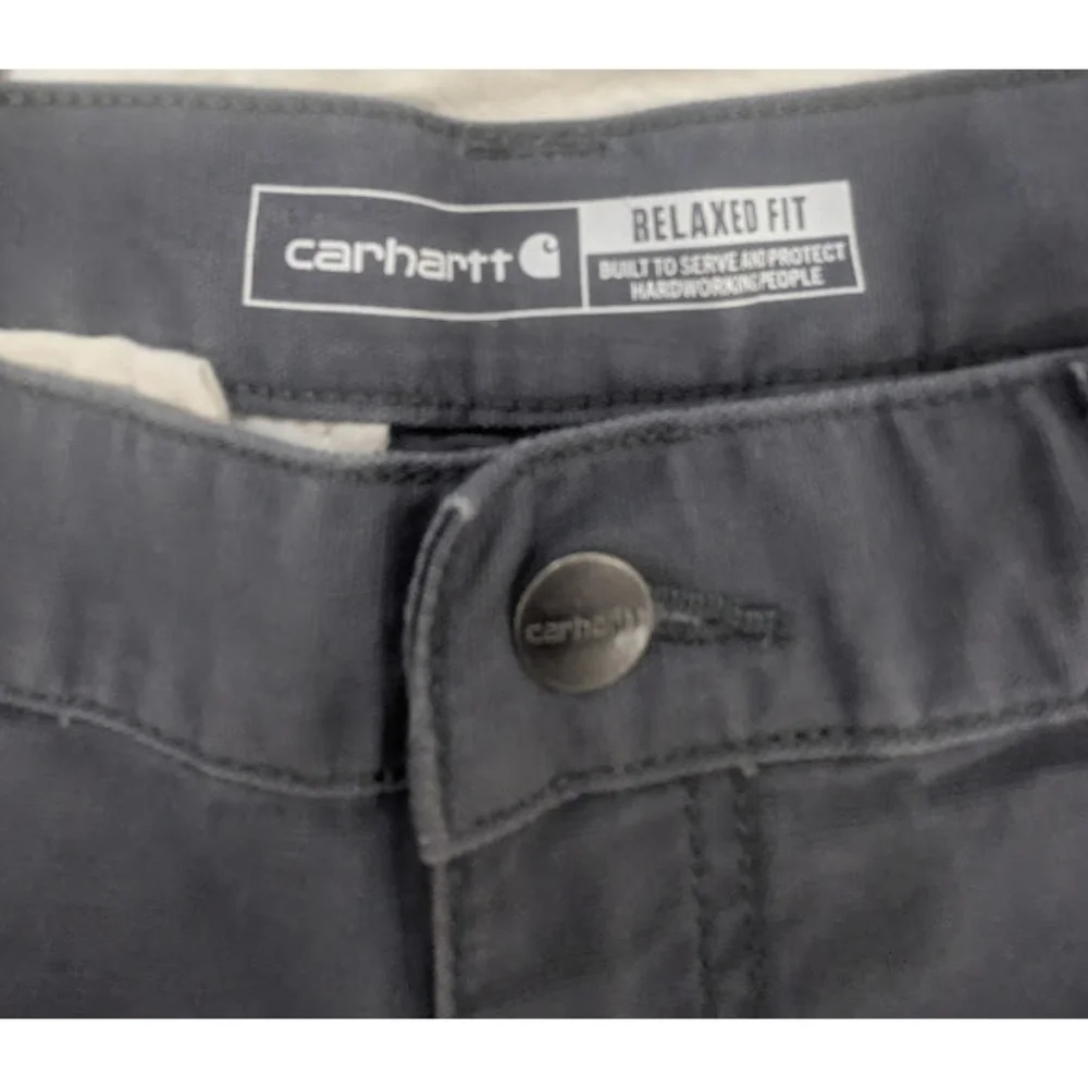Carhartt Relaxed Fit Rugged Flex Cargo Work Pants BN3574-M Black Men's 32x32 - Picture 5 of 8